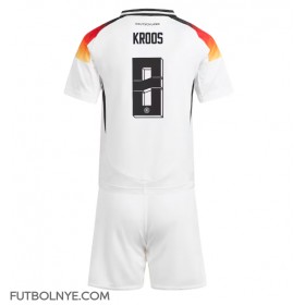 Camiseta Alemania Toni Kroos #8 Primera Equipación para niños Eurocopa 2024 manga corta (+ pantalones cortos)